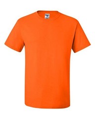 Jerzees T-Shirt Size L Orange Adult DRI-POWER ACTIVE Stylish