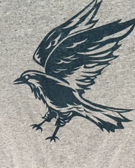 HARRY POTTER ~ RAVENCLAW ~ QUIDDITCH HOGWARTS 07 GRAY T-SHIRT ~ SIZE XL