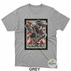 Vintage Shovelhead Motorcycle Engine Cutaway Diagram Retro T-Shirt