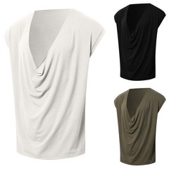 Men Vest Brand New Condition Loose Fit Polyester Fabric Regular Length