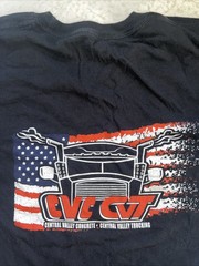 CENTRAL VALLEY CONCRETE & TRUCKING Shirt Black Large (No Tag) Trucker CVC CVT