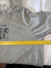 New Balance T-Shirt Mens 3XL Heather Grey More Than a Mile Crew Neck Worn 1x
