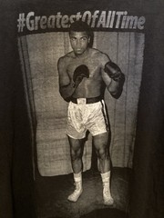 Muhammad Ali Greatest Of All Time Graphic T Shirt Black XXL 2XL Boxing