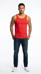 GreenWithYellow, GreenWithWhite, RedWithYellow, White W/BlackTank top- 3 for $20