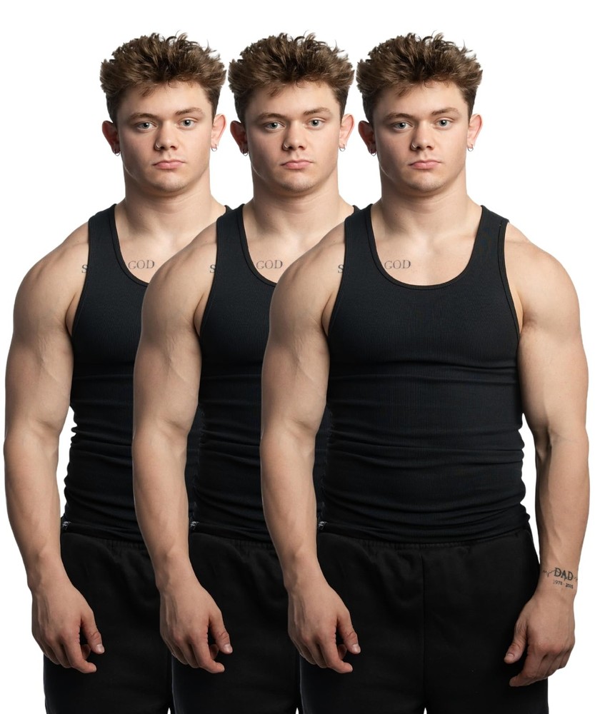 Beaters, Men’s Tank Tops, Cotton Spandex Blend Tanks Tops for Men, Comfortabl…