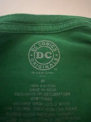 DC Comics Green Lantern Men’s XL Logo T-Shirt Kelly Green Distressed Graphic