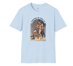 New Men’s Sexy White Tom of Finland Mr. Leather Short Sleeve Cotton T-Shirt-Gay