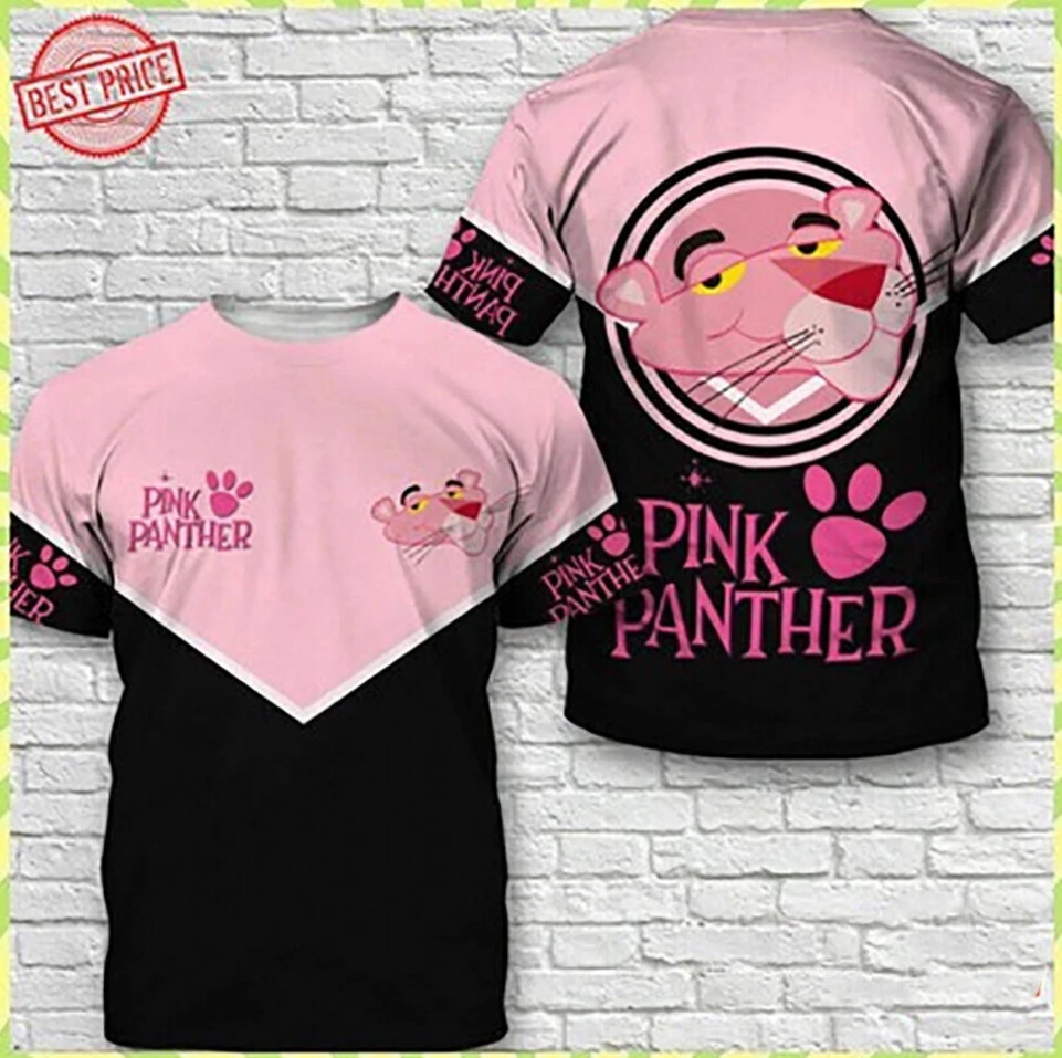 The Pink Panther cartoon 3D SHIRT All sizes UNISEX AOP WA814