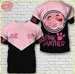 The Pink Panther cartoon 3D SHIRT All sizes UNISEX AOP WA814