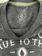 Volcom Stone True To This T Skeleton MCMXCI 1991 Women’s Size Large Heather Gray