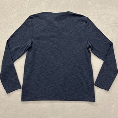 NWT ($58) Express Blue Long Sleeve Henley Shirt Men’s Size M
