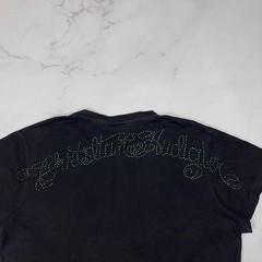 Christian Audigier T-shirt vintage Rhinestones print Ed hardy type y2k Size XL
