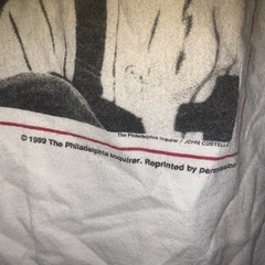 Vintage 1989 Mike Schmidt Philadelphia Phillies Front Pages MLB Stedman Shirt S