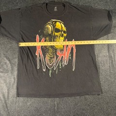 Korn Tour 2011 Shirt Mens 2XL Black Skull Graphic Band Tee Nu Metal Concert