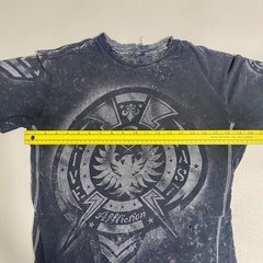 Affliction T Shirt Mens M Live Fast Standard Dry Goods 1973 Y2K Distressed