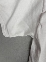 Jerzees Shirt Mens Medium White Hummingbird Floral Embroidered Tee T-Shirt