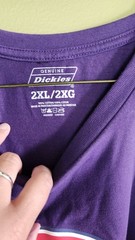 Dickies Graphic Logo Mens Purlple T Shirt. 2XL