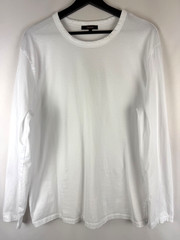 Quince Men’s White Long Sleeve 100% Pima Cotton Luxe Touch Tee Shirt Large L
