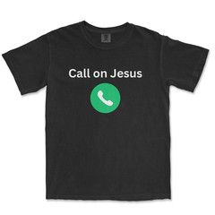 Call On Jesus Shirt Christian Shirts for Men Graphic Jesus Shirt For Men