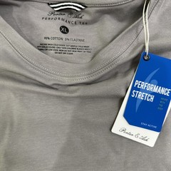 NWT Porter & Ash Performance Tee Shirt Mens XL Gray Crew Classic