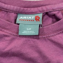 Ariat FR CAT 2 Long Sleeve Work Shirt Men’s Small Purple Flame Resistant Pocket