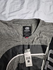 NWT Ecko Unltd Men’s 2XL Graphic T-Shirt Gray Black Colorblock Rhino Streetwear