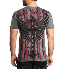 XTREME COUTURE by AFFLICTION Men’s T-Shirt LIBERTY CRUSADE Biker MMA