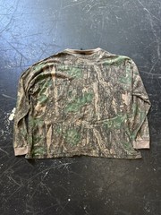 Vintage 90s Ace Sportswear Realtree Camo Single-Stitch Pocket Longsleeve Size XL