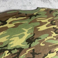 Rothco Camo Shirt Mens XXL Camouflage Camo Tee Woodland Military Hunting Outdoor