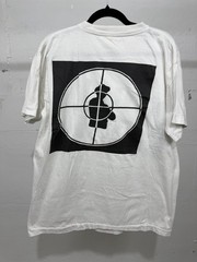 Vintage Public Enemy Shirt Large 1980s White