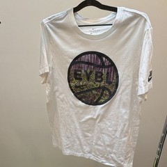 Nike EYBL Basketball Dri Fit T Shirt White Graphic Tee Men’s Size L Rare