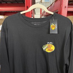 Bass Pro Shops Shirt Mens Large Black Johnny Morris Long Sleeve Tee NEW!