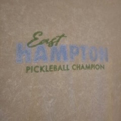 Bowery Supply East Hampton Pickleball Champions Mens Small Beige T-shirt Sports