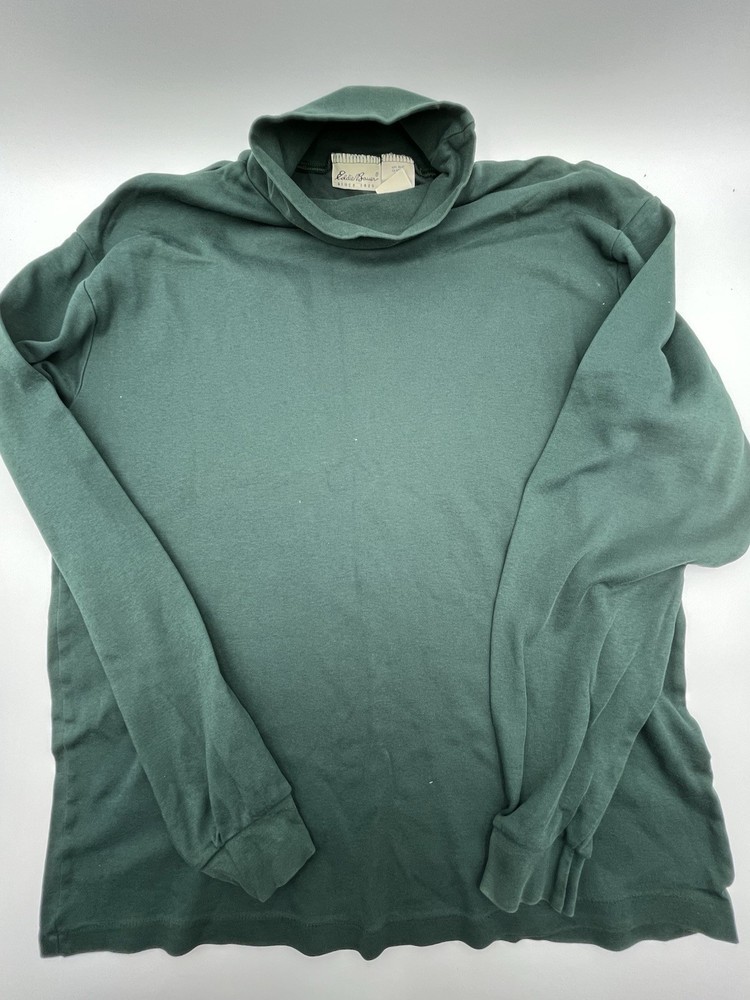 Vintage Eddie Bauer Turtle Neck Shirt Size LT