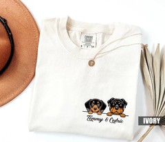 Custom Dog Breed Comfort Tee Shirt Personalized Pet Lover Gift Idea