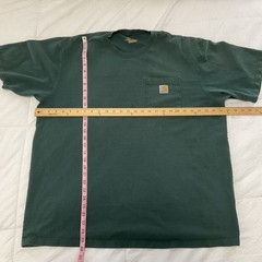 Carhartt K87 Pocket T Shirt XL Tall Green Original Fit Heavyweight USA Work