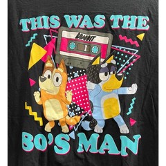 Bluey Bingo Bandit This is the 80’s Tee Big and tall SZ XXL 2X