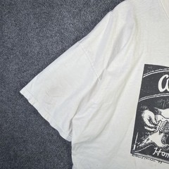 Vintage Antones Shirt Mens XL White 90s Home Of The Blues Portrait Art Jazz USA