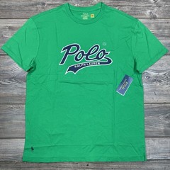 Polo Ralph Lauren Mens Classic Fit Script Logo Jersey T-Shirt Green MEDIUM NWT