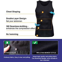 Men Gynecomastia Compress Tank Top Mens Slimming Body Shaper Vest Abs Undershirt