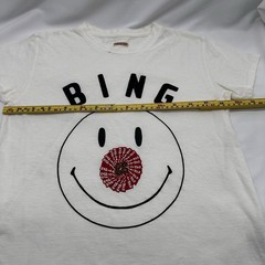KAPITAL BINGO Smile Tee K1403SC289 Size 1 Off White Graphic T Shirt Japan
