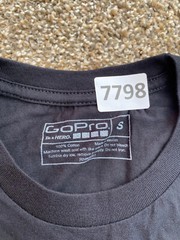 Go Pro Shirt Mens S Black Short Sleeve Casual Cotton Be a Hero Adventure Camera