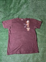 Vintage Senses Fail T-Shirt Bay Island Sportswear Size XL Brown Rock Band