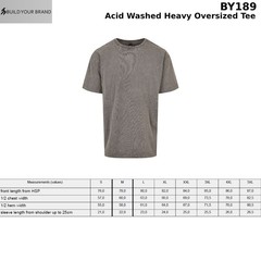 Acid Washed Heavy Oversized Tee| Men’s trendy cool Crew Neck Relaxed Fit T-shirt