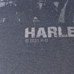 Harley Davidson Long Sleeve Shirt Men 2XL Black Steel Horse Midlothian VA Biker