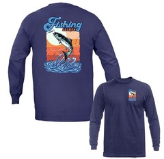 Salmon Fishing Outdoor Sports Long Sleeve T-Shirt
