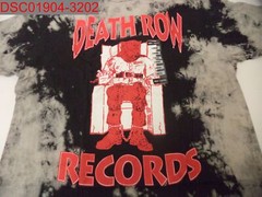 Hot Topics x Death Row Records Adult Black Bleach Wash Logo T-Shirt L 1161019