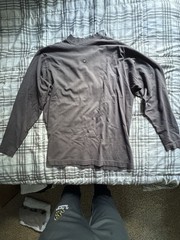 Yeezy Gap 10 Heavy Jersey Balenciaga Logo Long Sleeve Black Size XS