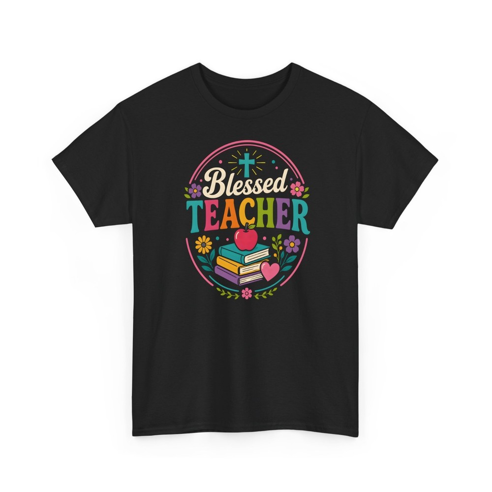 Retro Christian Teacher Floral Books Long Sleeve T-Shirt