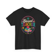 Retro Christian Teacher Floral Books Long Sleeve T-Shirt
